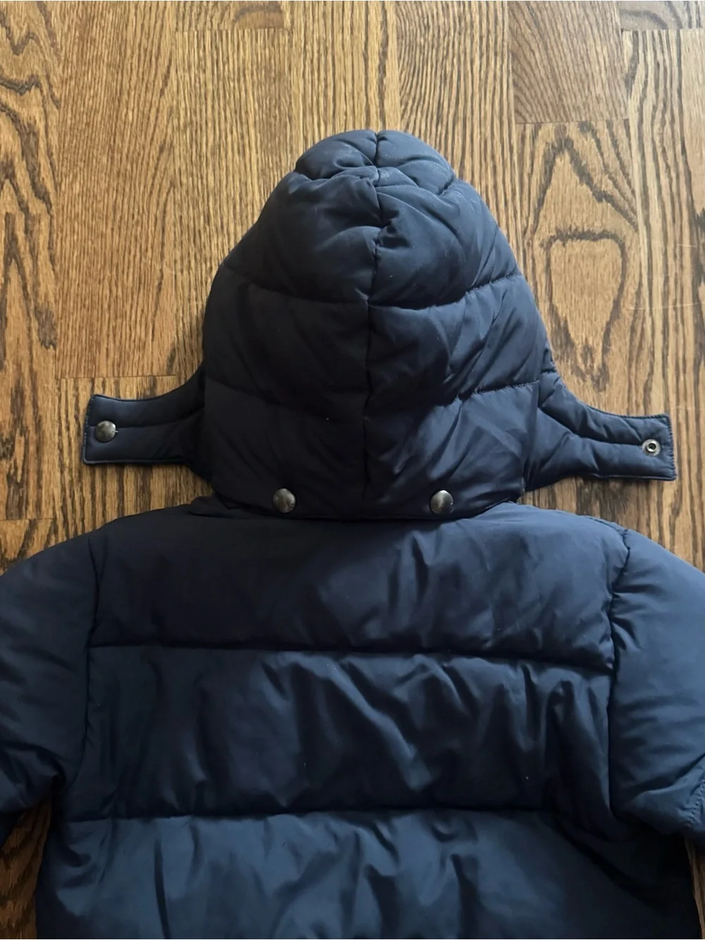 Polo Ralph Lauren Boy's Navy Blue Detachable Hood Down Puffer Coat Size 4T